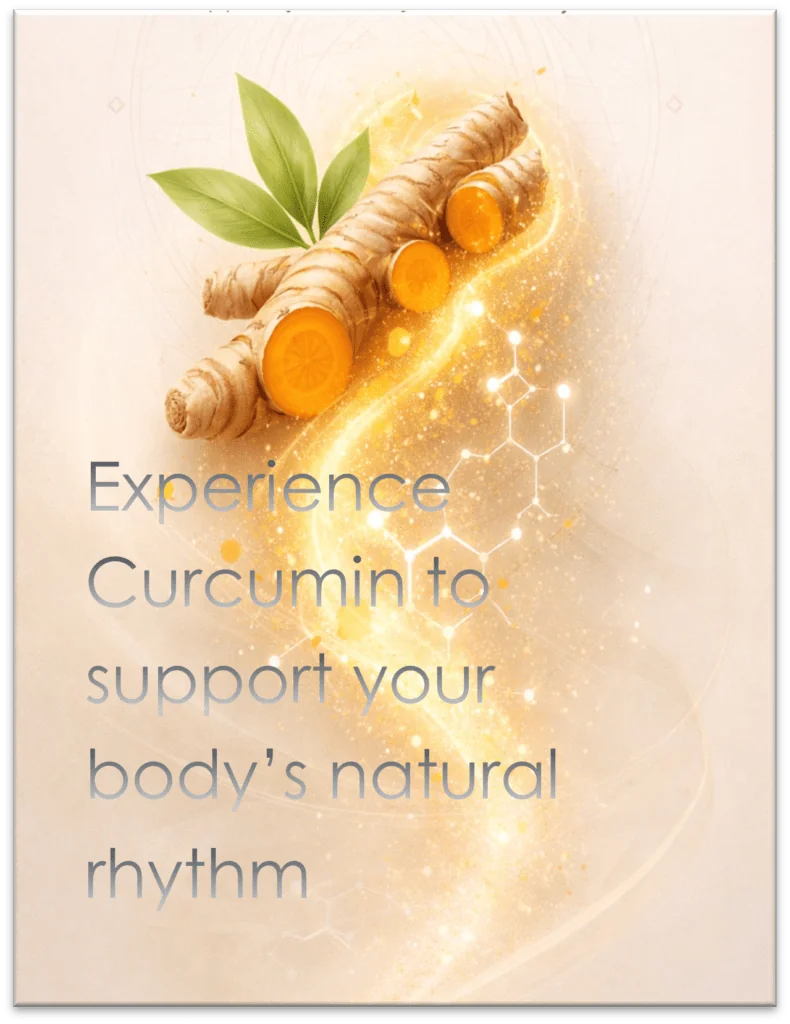 Experience Curcumin to support your body's natural rhythm