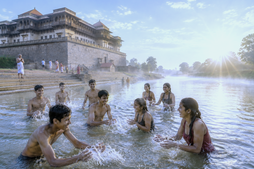 River bath for wellbeing